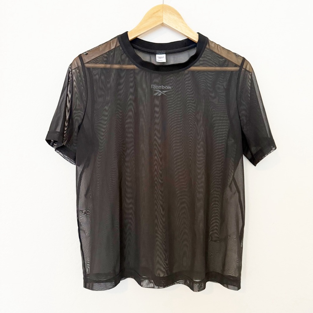 Reebok Women's Health Goth Sheer T-Shirt Size Medium